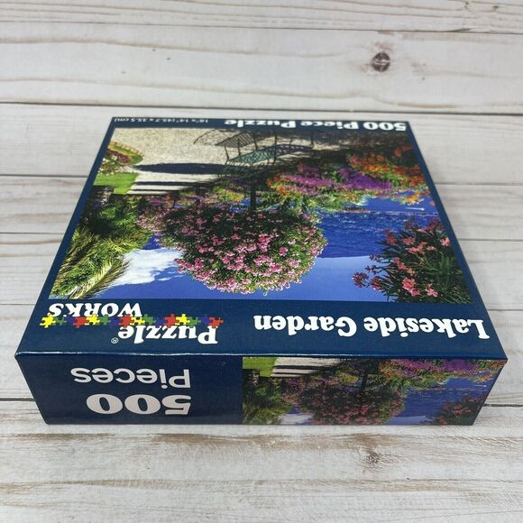 Lakeside Garden 500 Piece Puzzle Works 18X14 NEW - Picture 8 of 9